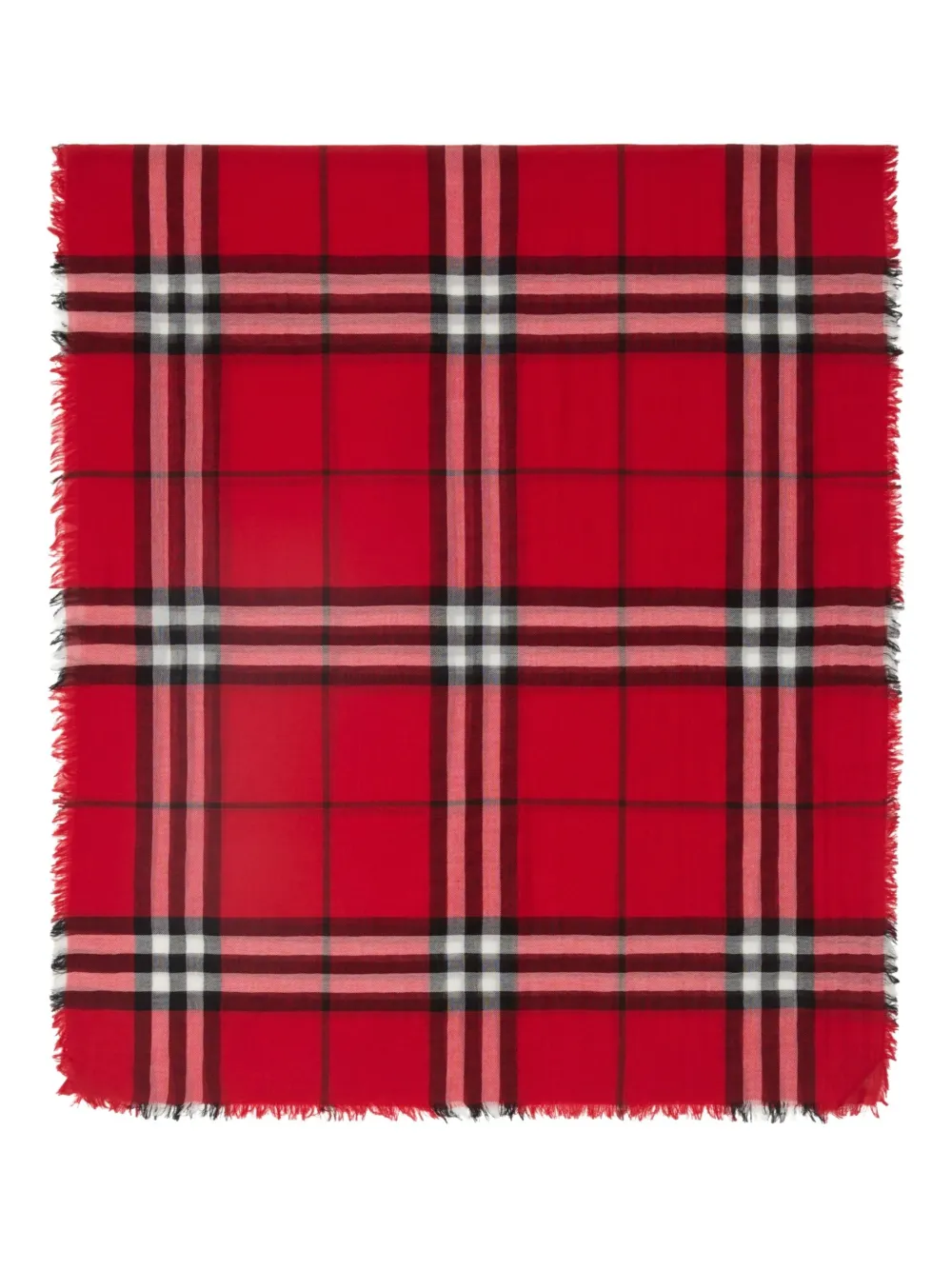 Burberry Wollen sjaal Rood