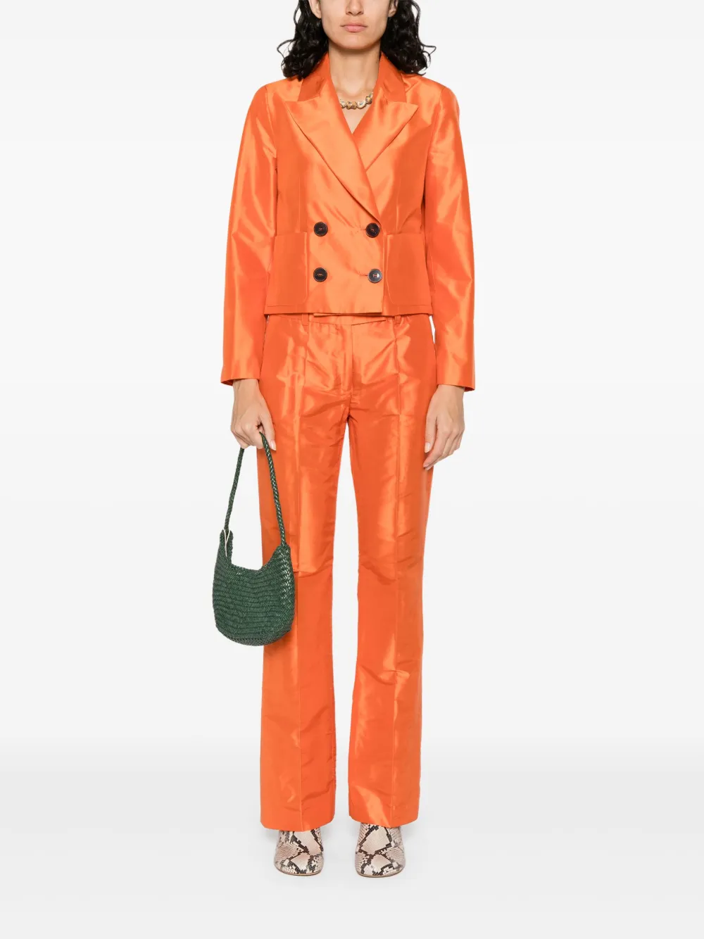 LUISA SPAGNOLI pantalones de seda rectos | Pantalones rectos | Image 2