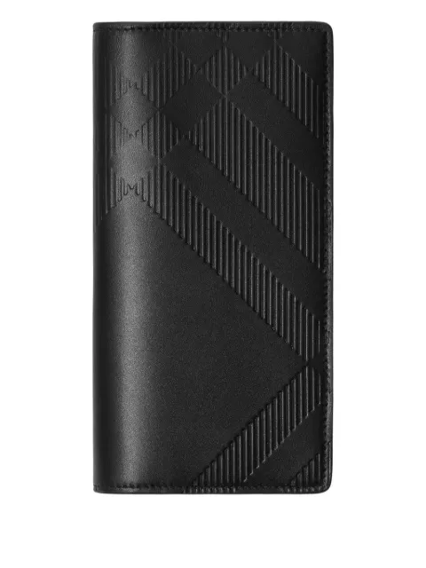 Burberry embossed wallet