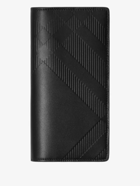 Burberry embossed wallet