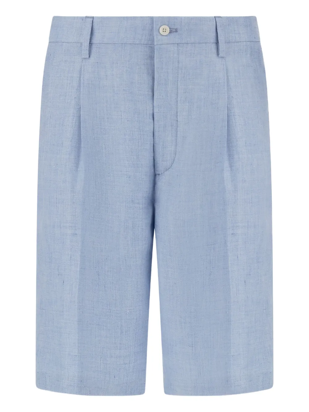 Boggi Milano Bermudas in Linen | Blue | Image 1