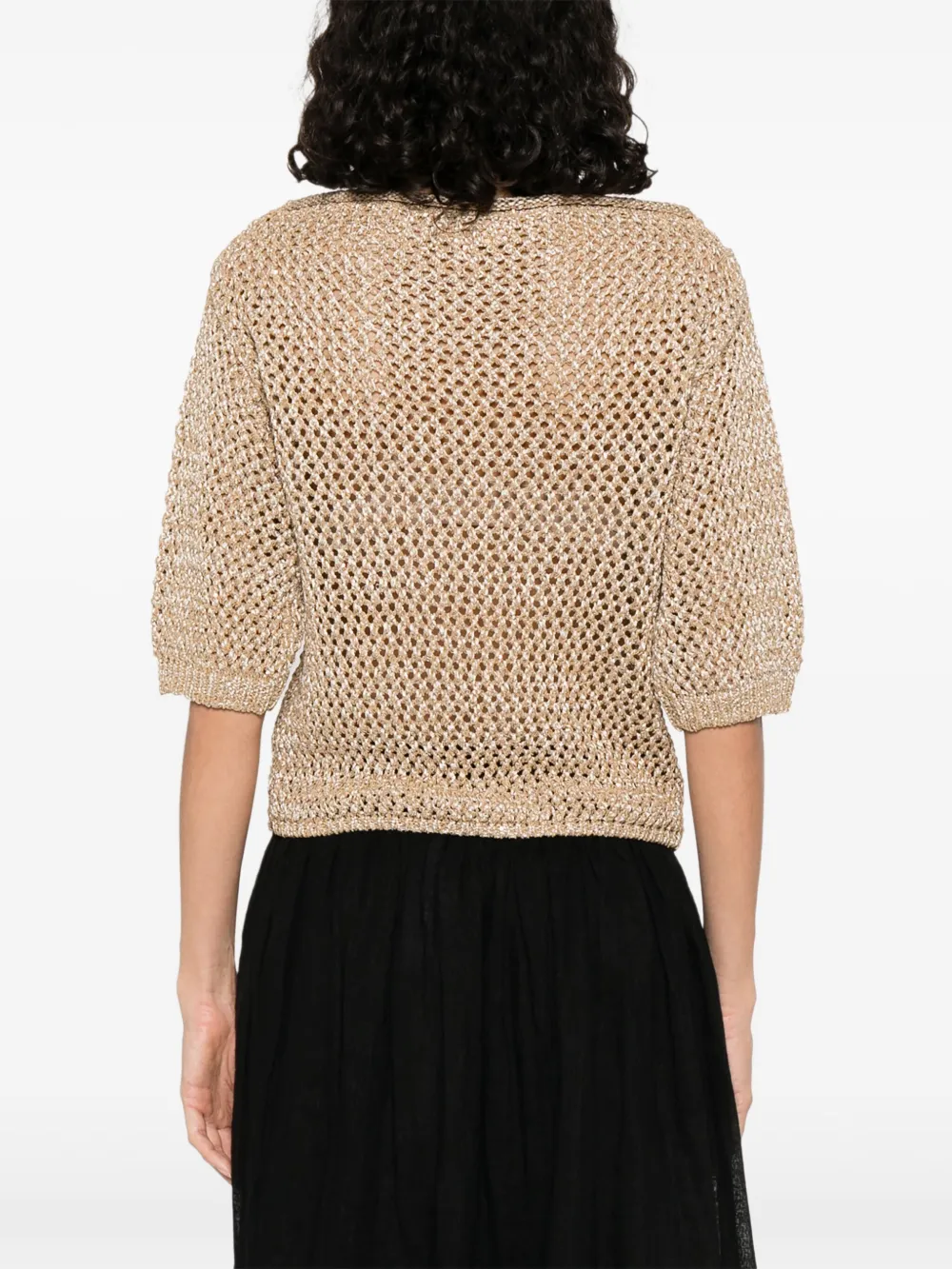 Luisa Spagnoli Openwork Sweater