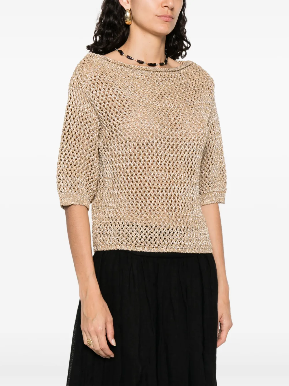 Luisa Spagnoli Openwork Sweater