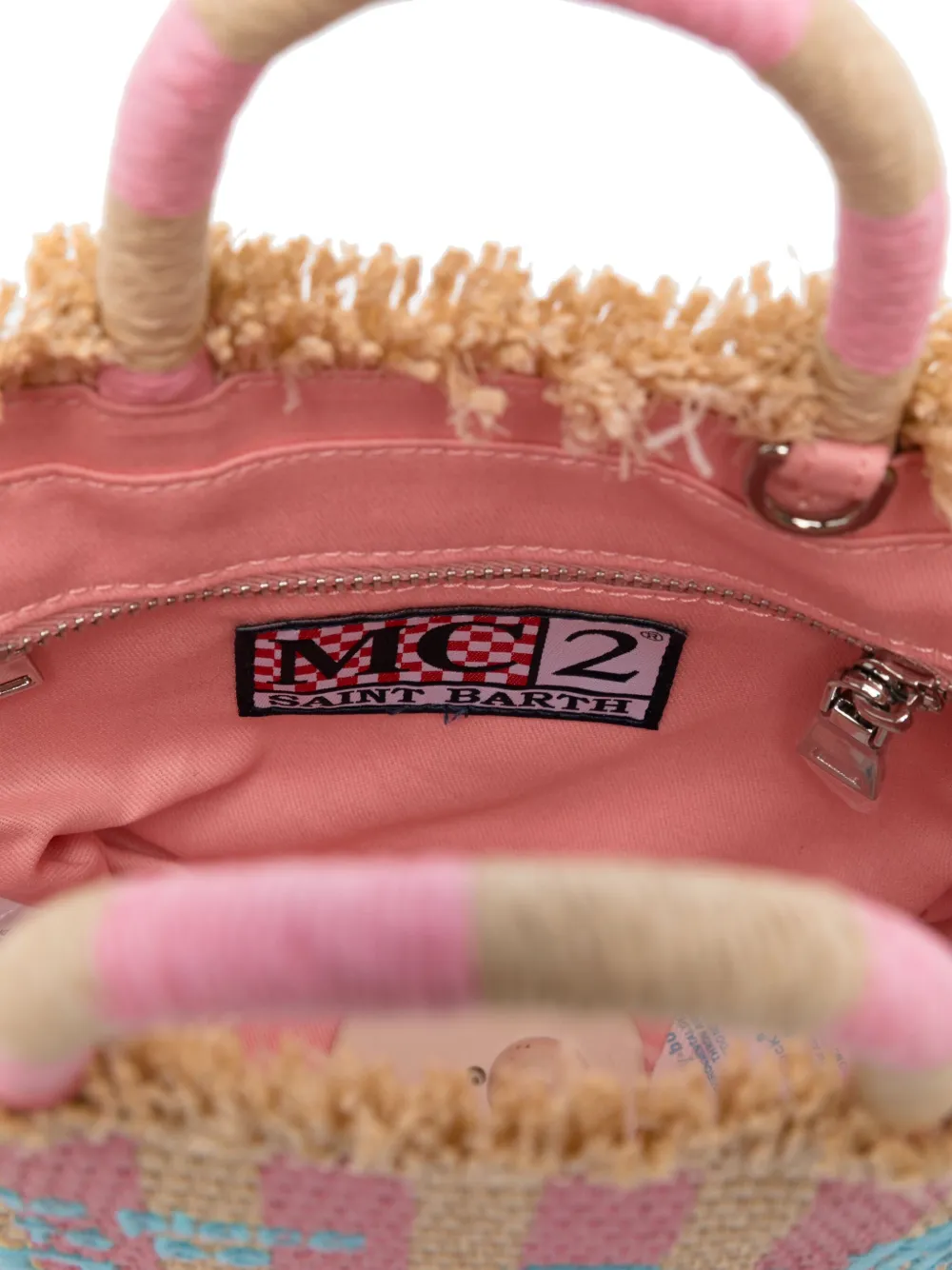 MC2 Saint Barth Kleine Vanity shopper Roze