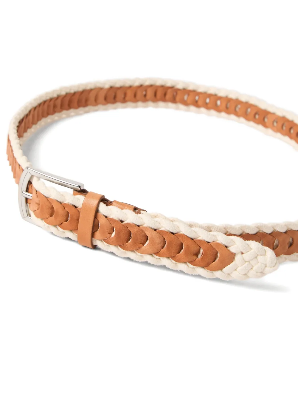 Brunello Cucinelli braided belt - Bruin