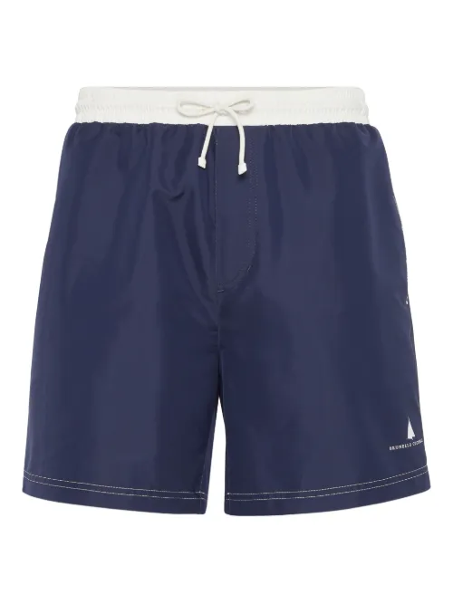 Short de bain à logo imprimé - Brunello Cucinelli - Modalova