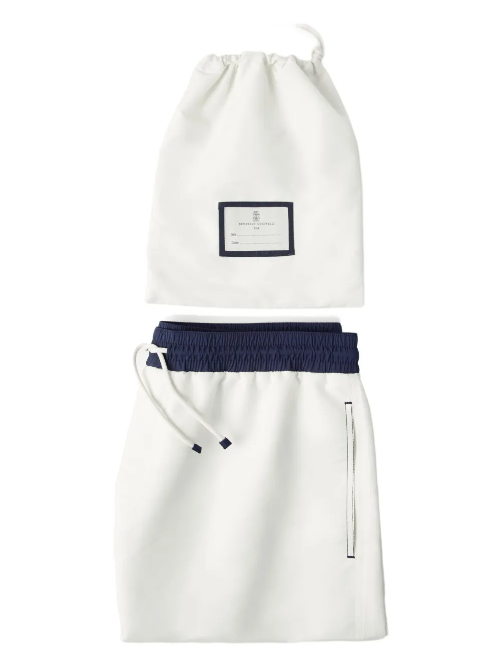 Brunello Cucinelli logo-print swim shorts | Swim & Board Shorts | Image 2