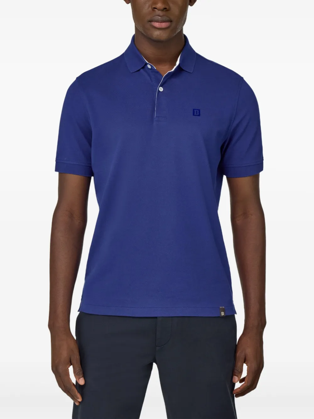 Boggi Milano Katoenen poloshirt Blauw