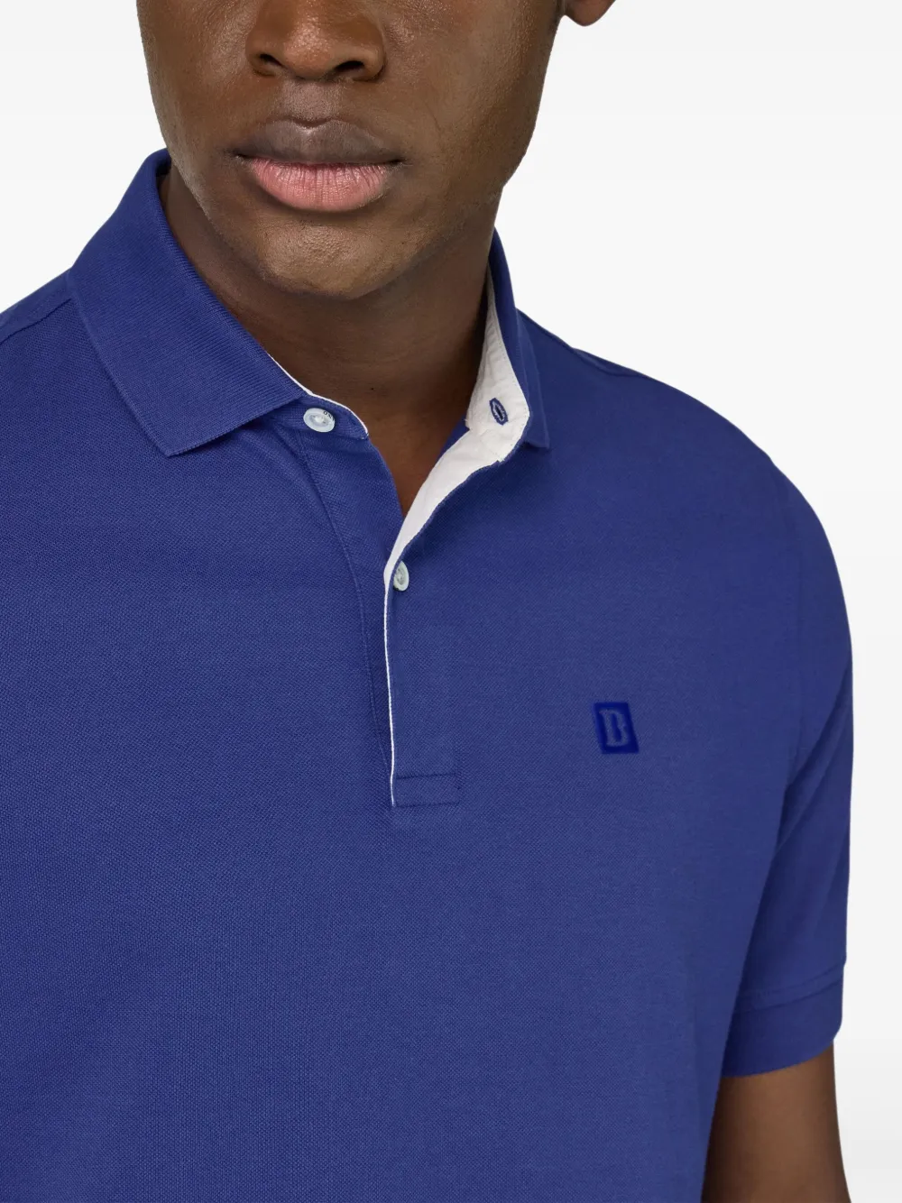 Boggi Milano Katoenen poloshirt Blauw