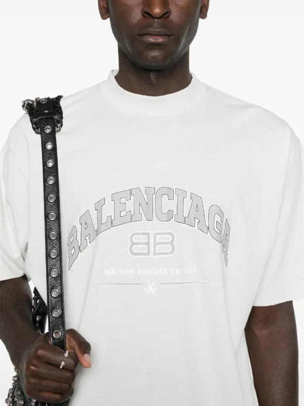 Balenciaga Jersey T-shirt | Grey | FARFETCH