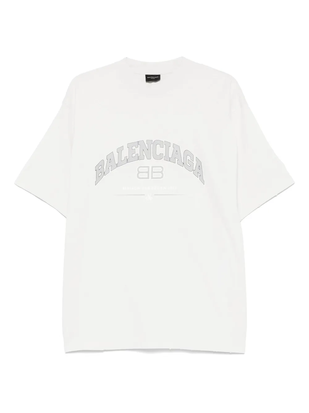 Balenciaga jersey T-shirt | Grey | Image 1
