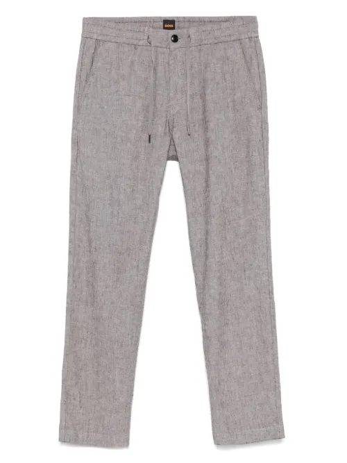 BOSS pantalon Sanderson - Gris - BOSS - Modalova