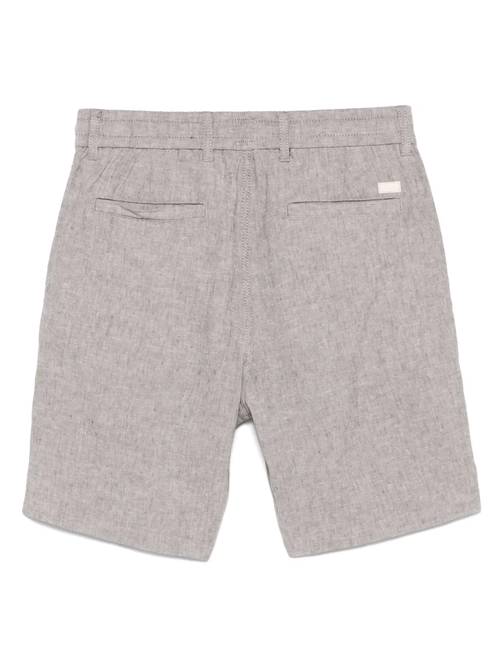 BOSS slub chino shorts - Grijs