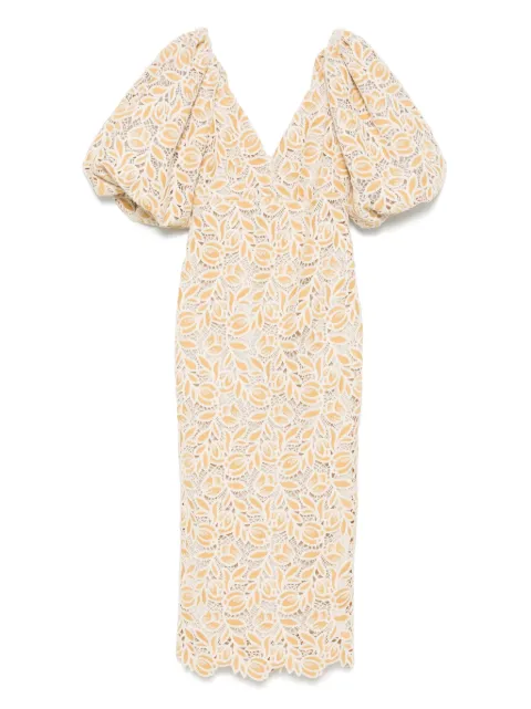 LUISA SPAGNOLI crochet midi dress