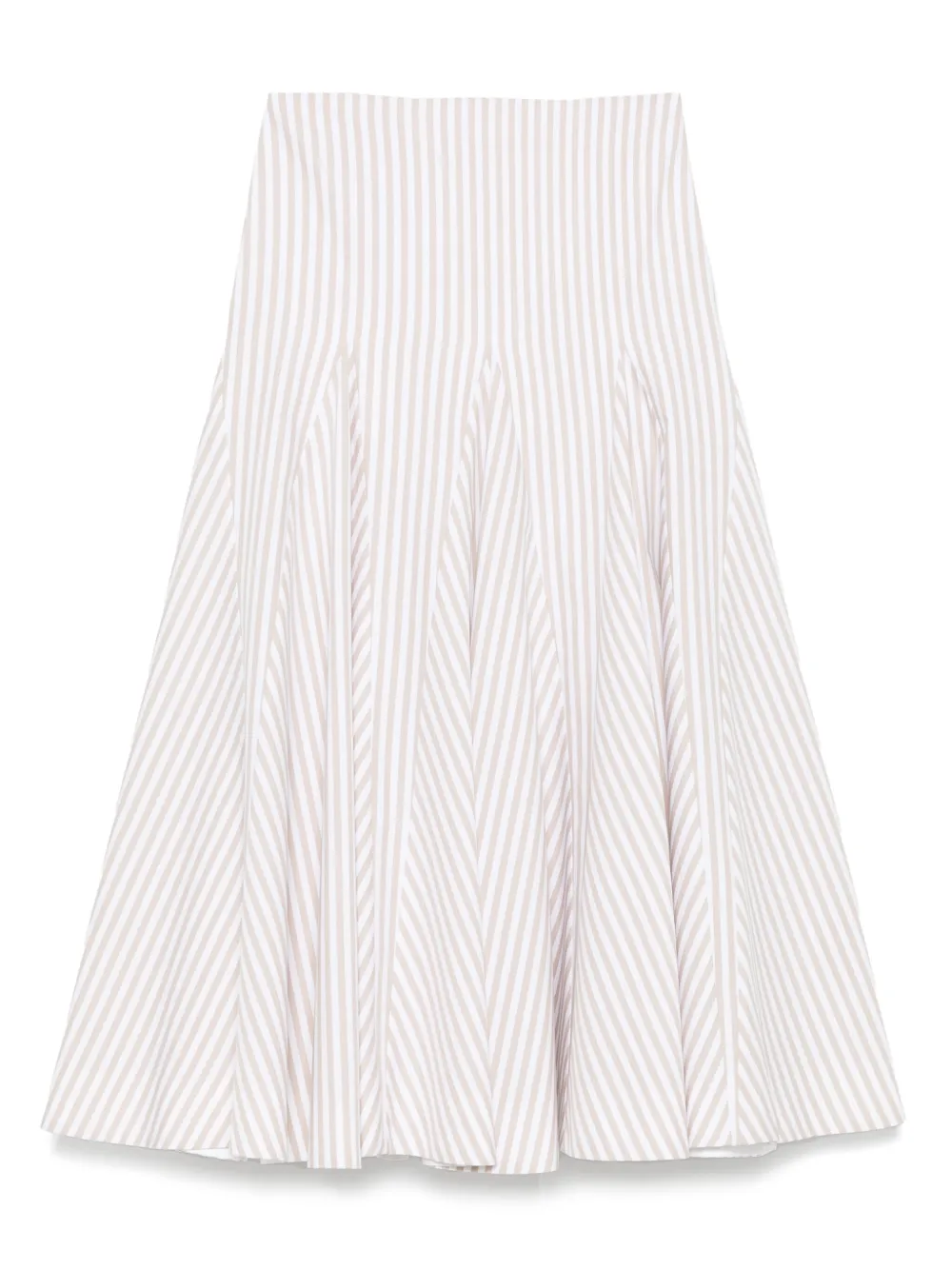 LUISA SPAGNOLI falda midi de algodón | blanco | Image 1