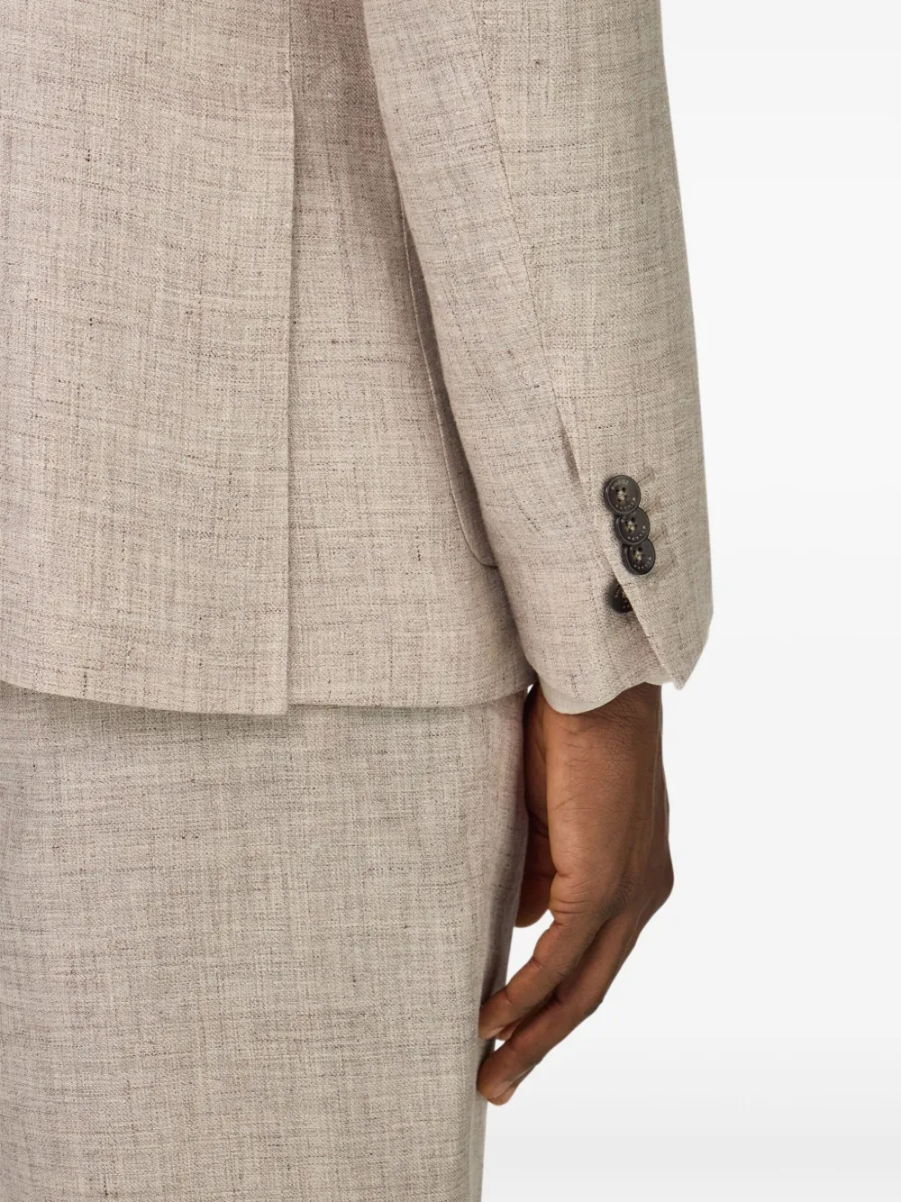 Boggi Milano Linnen blazer Beige