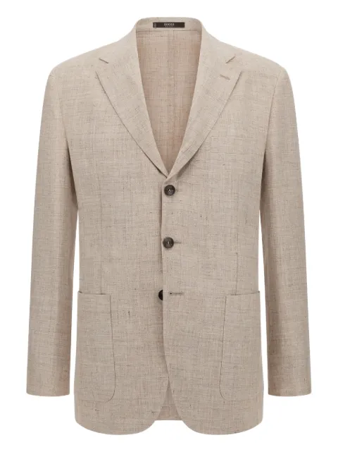 Boggi Milano Mélange Pure Linen Jacket