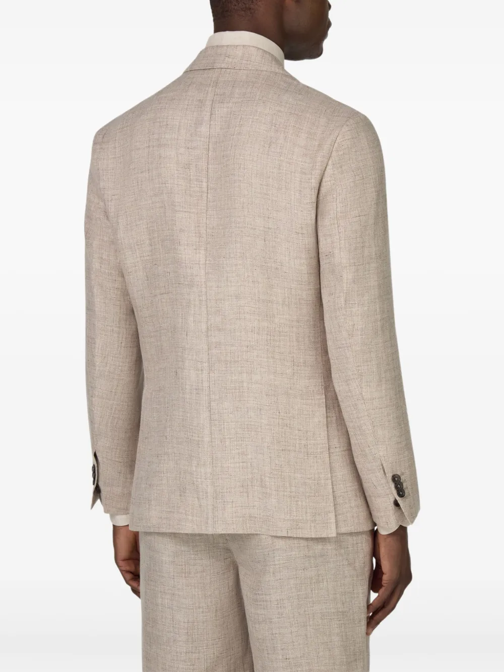 Boggi Milano Linnen blazer Beige