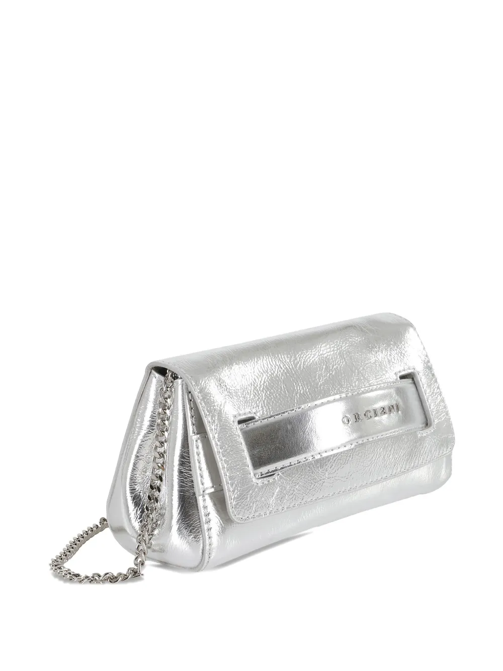 Orciani Gossip clutch Zilver