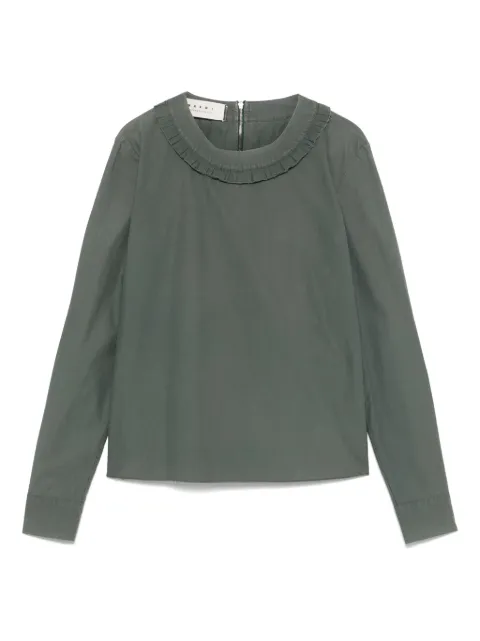 Marni Pre-Owned 2011 ruffled-trim blouse