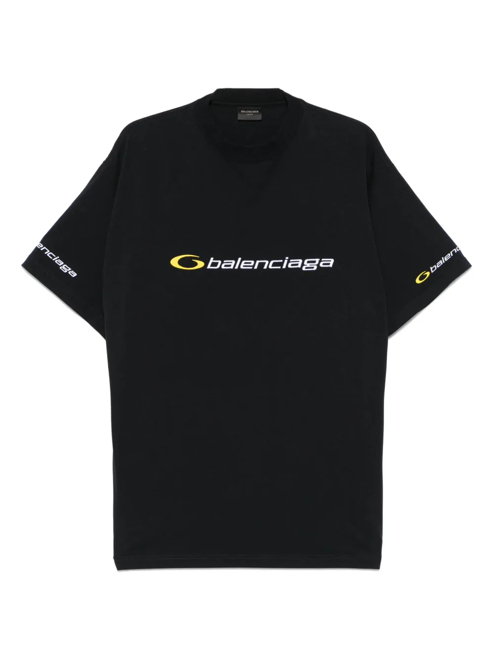 Balenciaga playera de jersey | negro | Image 1