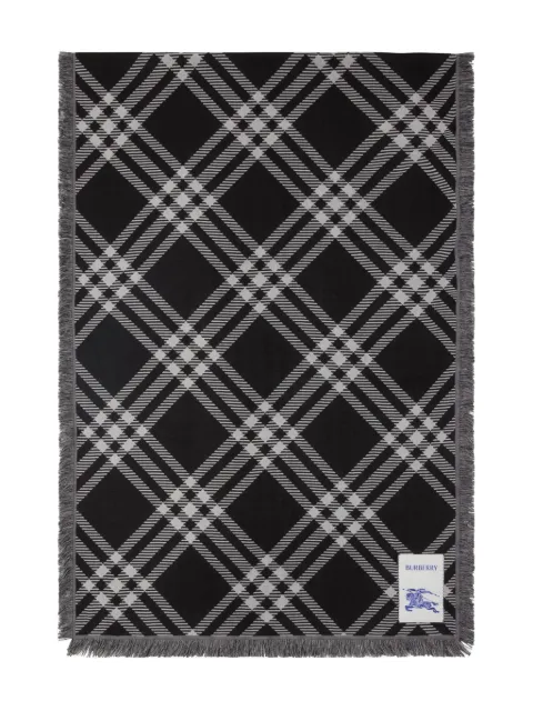 Burberry checked scarf