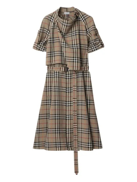 Burberry silk-blend dress