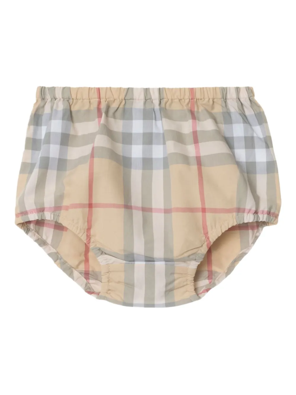 Burberry Kids Katoenen jurk Wit