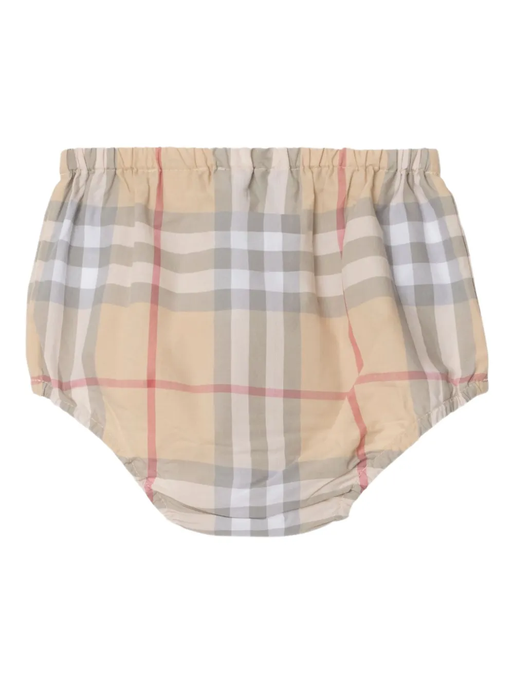 Burberry Kids Katoenen jurk Wit