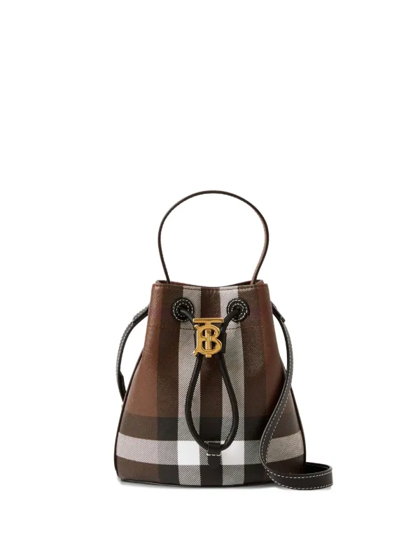 送料関税込★Burberry★ミニ TBバケット バッグ★ ☆送料関税込☆BURBERRY ミニ TB バケット ショルダーバッグ