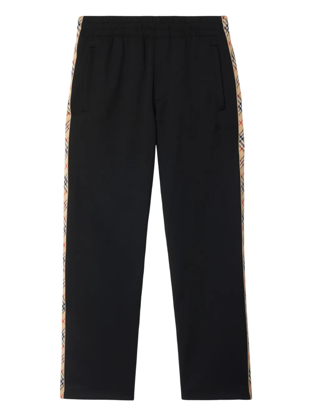 Burberry Vintage Check-trim track pants | Black | Image 1