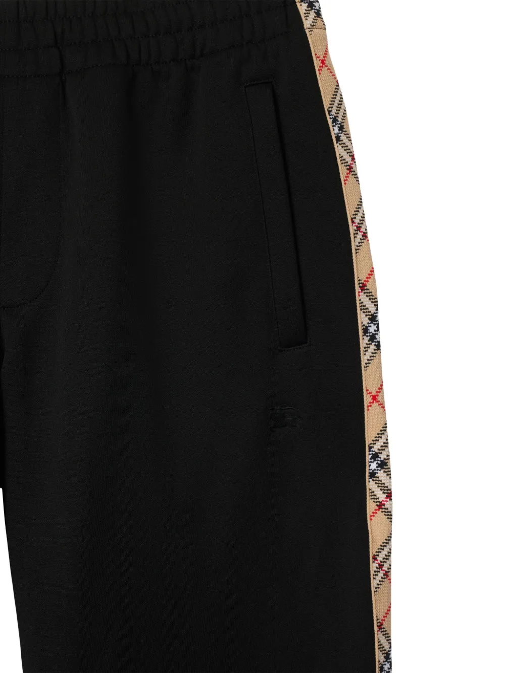 Burberry Trainingsbroek met Vintage Check-afwerking - Zwart