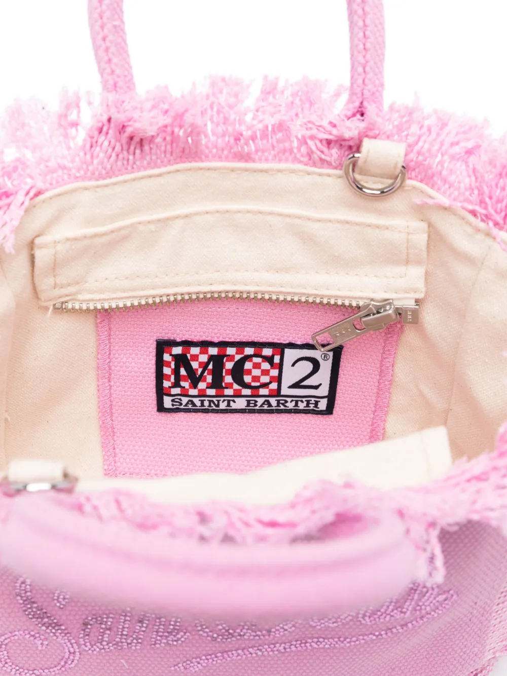 MC2 Saint Barth Kleine Vanity shopper Roze