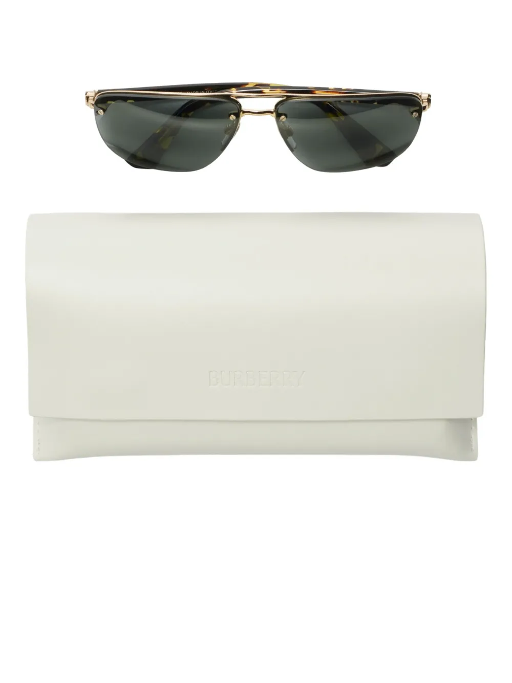 Burberry Eyewear Zonnebril met schildpadschild-design Goud