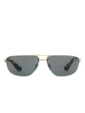 Burberry Eyewear tortoiseshell-effect sunglasses - Gold