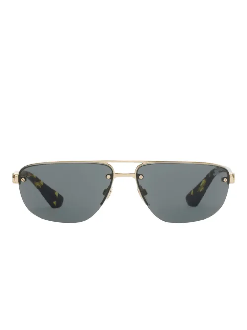 Lunettes de soleil à effet écailles de tortue - Burberry Eyewear - Modalova