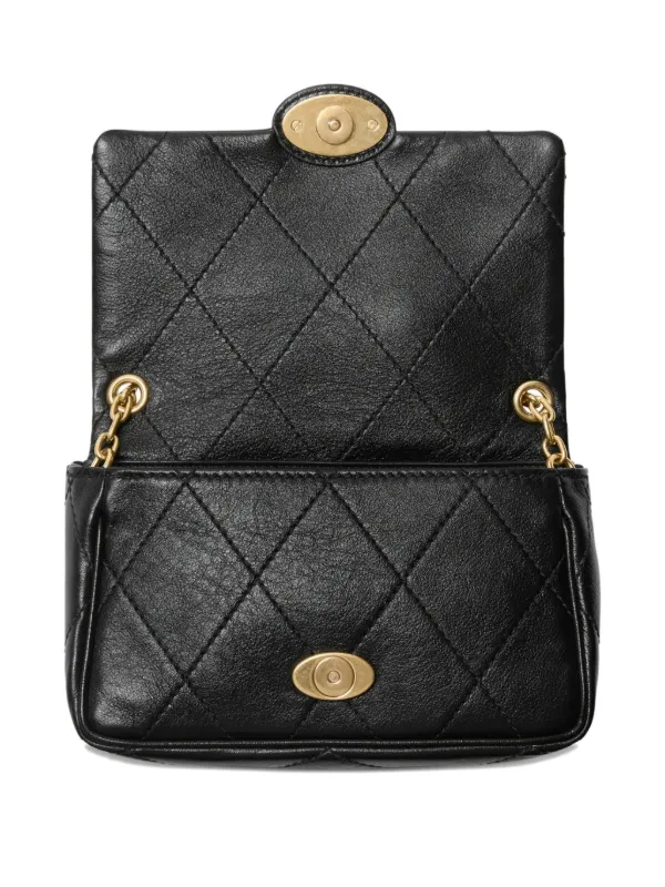 ショルダーバッグ・ポシェット BURBERRY BLACK LEATHER SMALL STRAND SHOULDER BAG Burberry Strand Shoulder Bag | Black | FARFETCH