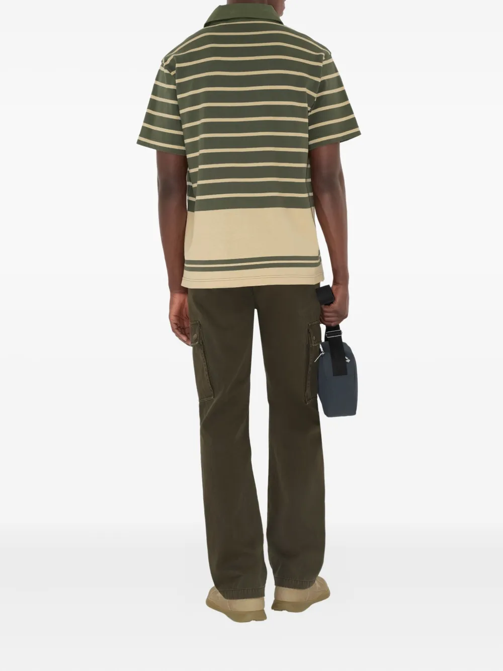 Burberry Gestreept poloshirt Geel