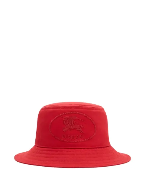 Burberry Equestrian Knight gabardine bucket hat