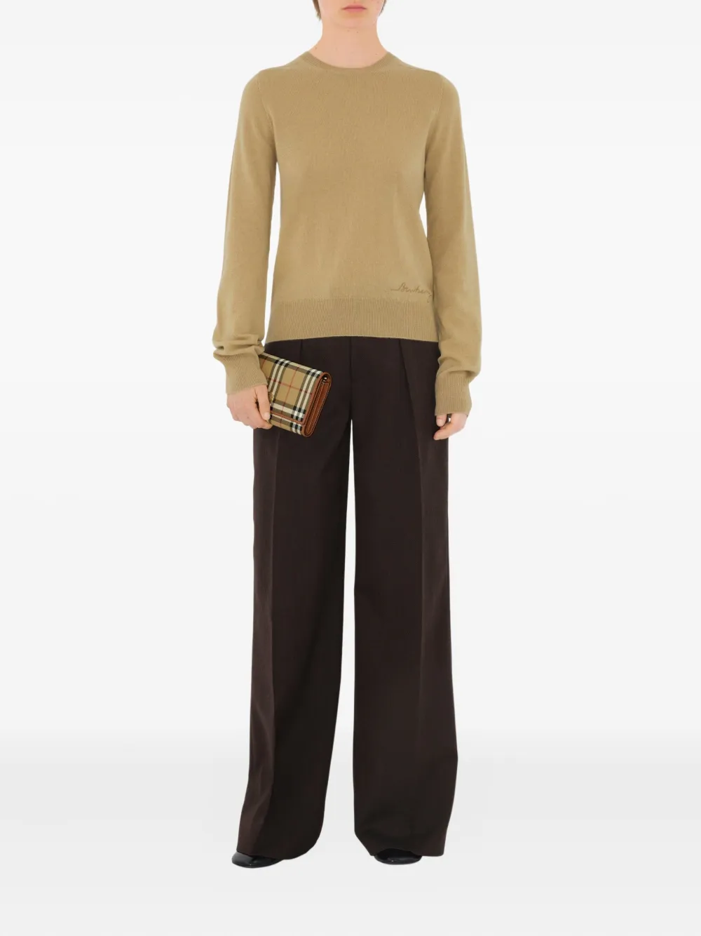 Burberry Portemonnee met ketting - Beige