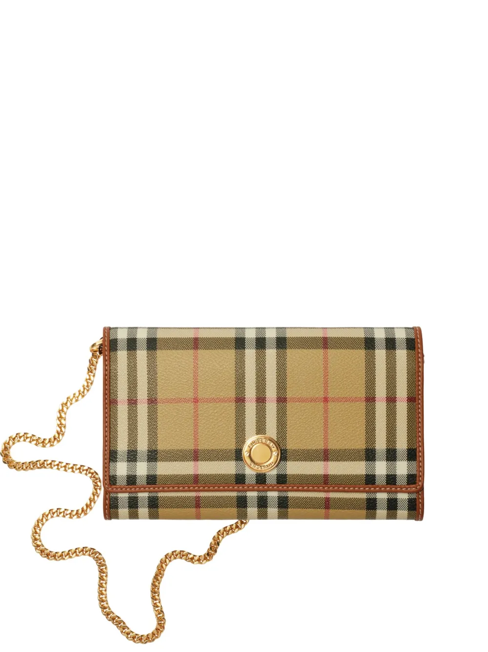 Burberry Portemonnee met ketting Beige