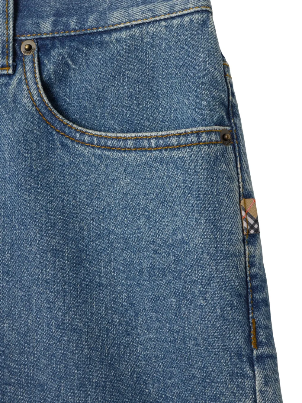 Burberry Spijkershorts Blauw