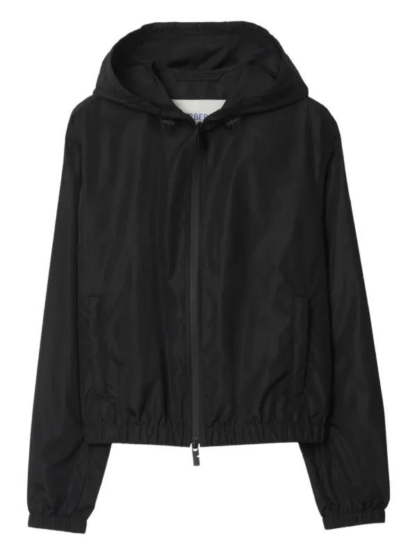 Burberry Knight Stamp Nylon Jacket in Black