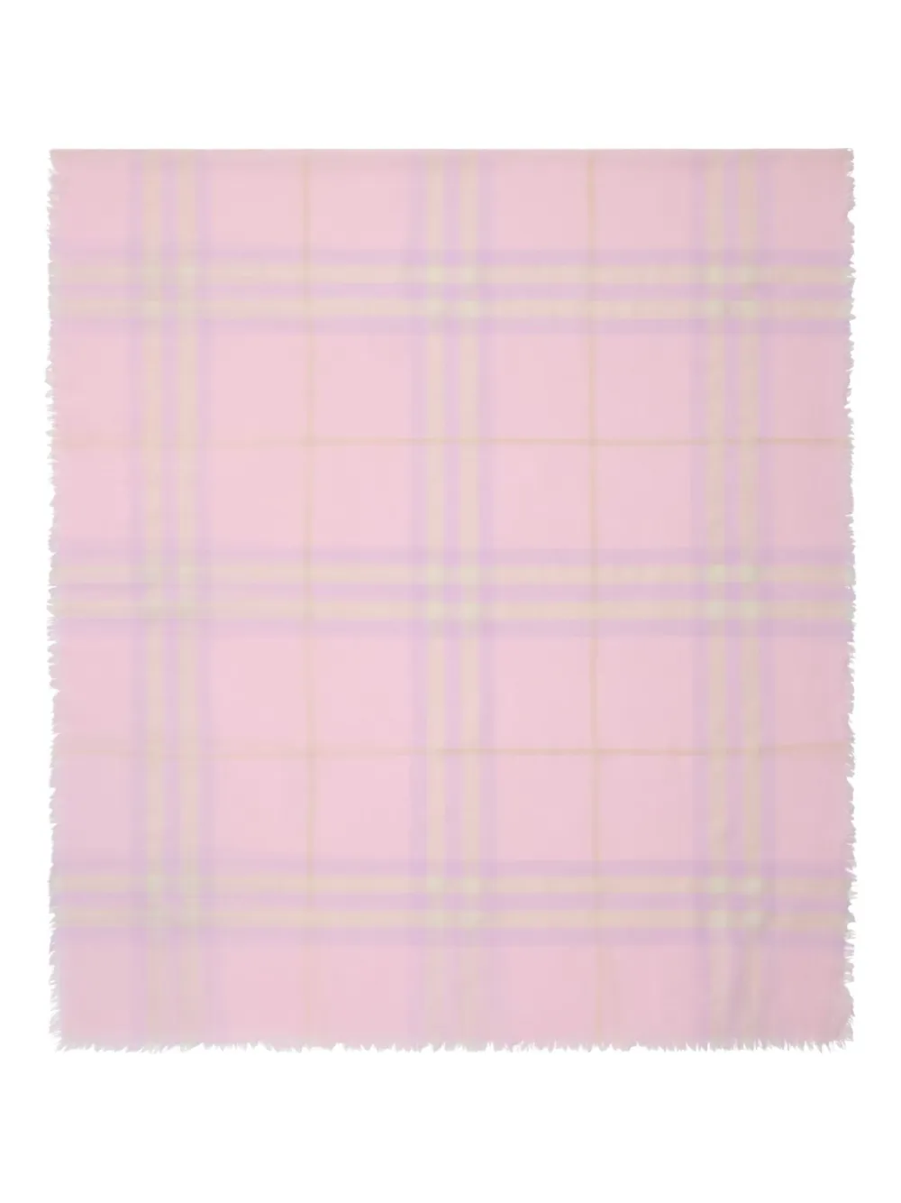 Burberry Geruite sjaal Roze