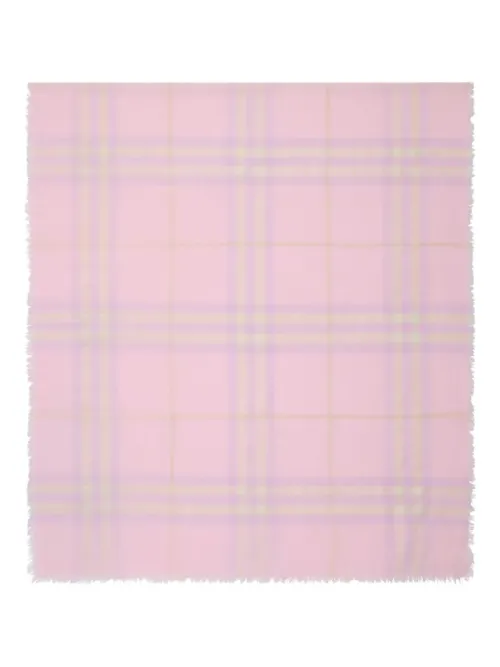 Écharpe en laine à carreaux - Burberry - Modalova