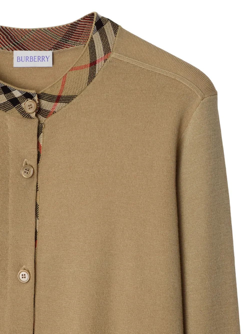 Burberry Wollen vest Bruin