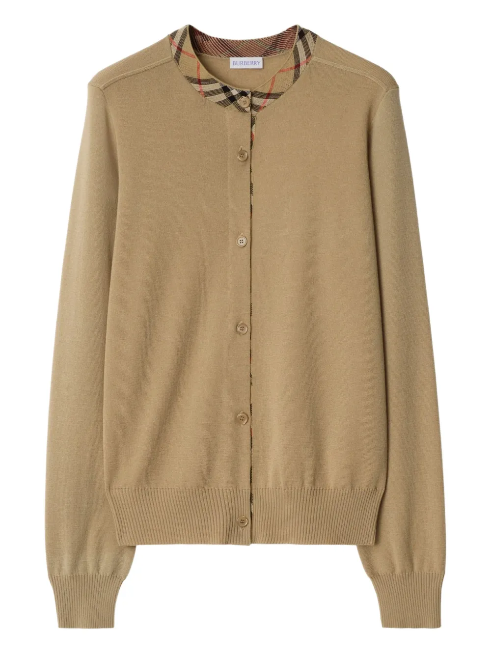 Burberry Wollen vest Bruin