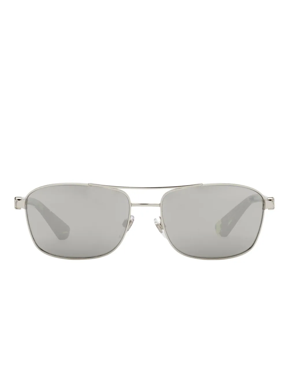 Burberry Eyewear Zonnebril met rechthoekig montuur Zilver