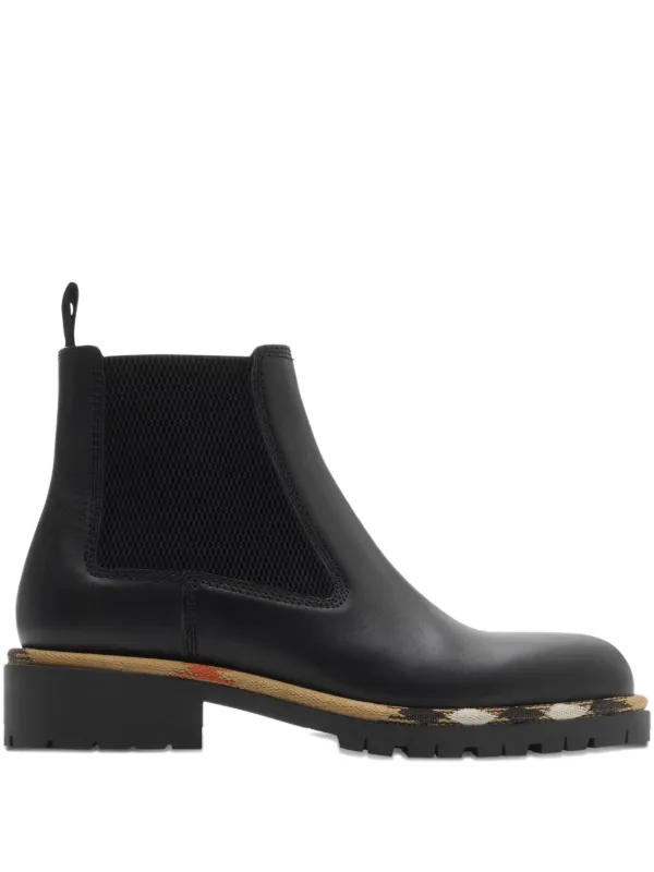 Burberry Gravel Chelsea-Boots | Schwarz | FARFETCH DE
