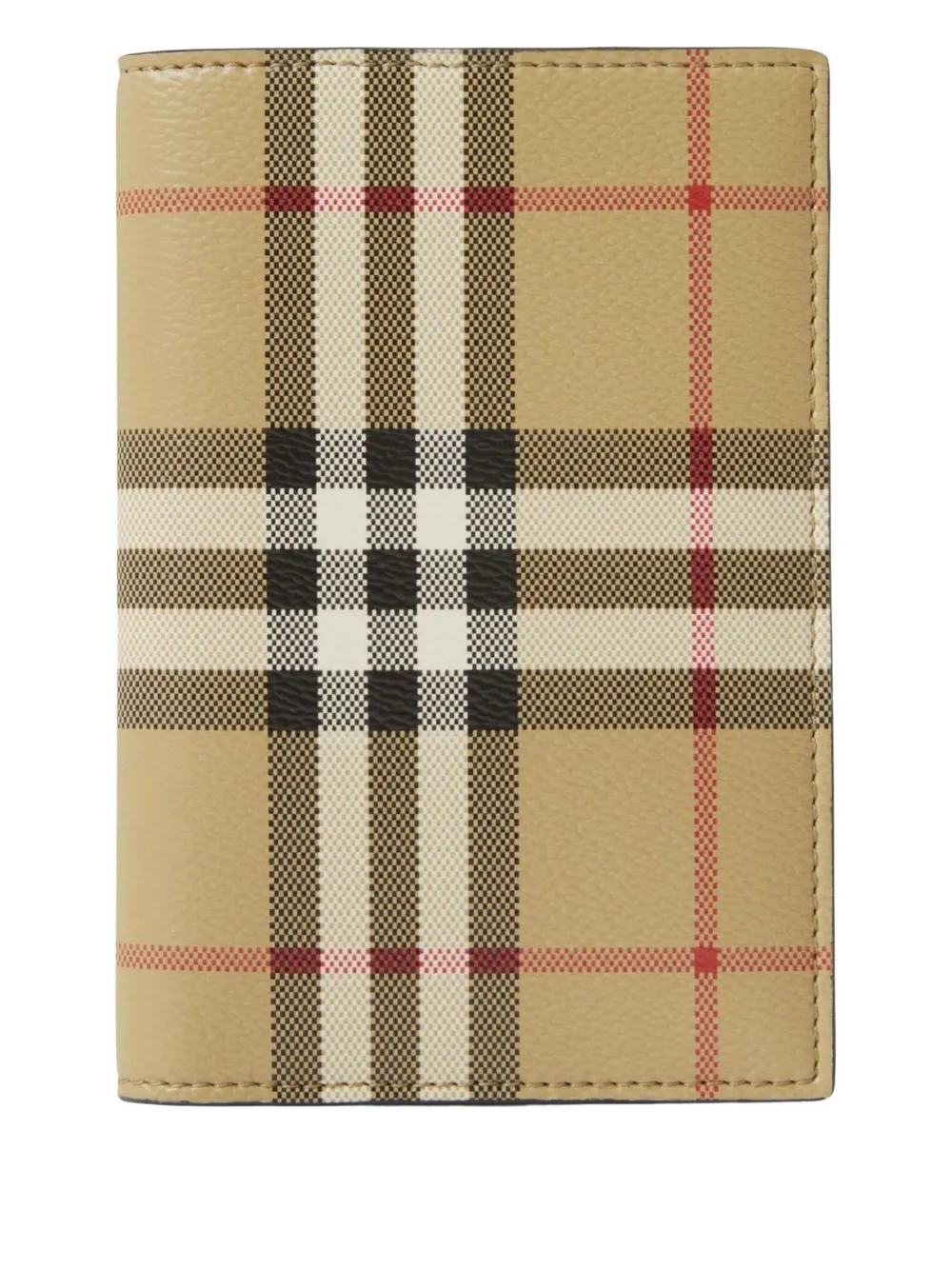 Vintage Check passport holder